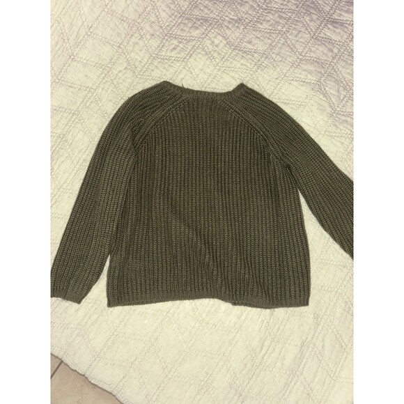 Forever 21 Olive Green Knitted Sweater Women’s Medium Perfect For Fall Cozy - Picture 6 of 6